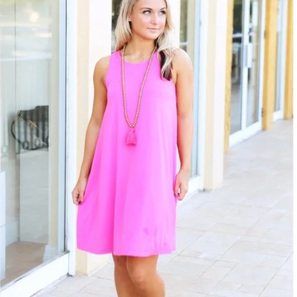 NWT Buckhead Betties Pink Eliza Sleeveless Summer Dress - Size Medium